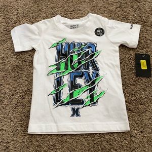 Hurley white graphic shirt